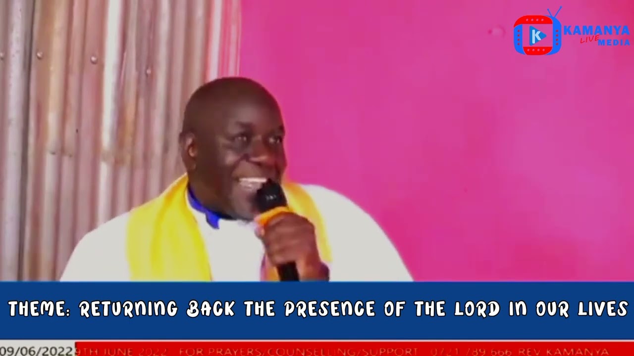 Returning back the presence of the Lord in our lives