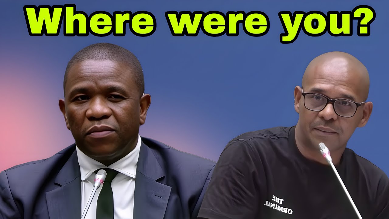 Генерал Мхванази не сдерживает эмоций, обращаясь к Фадиэлю Адамсу. Где вы были?