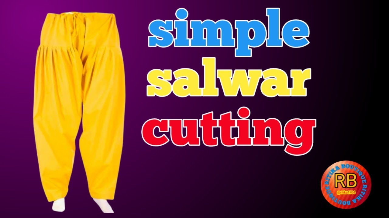 Simple salwar cutting #@ritika1704