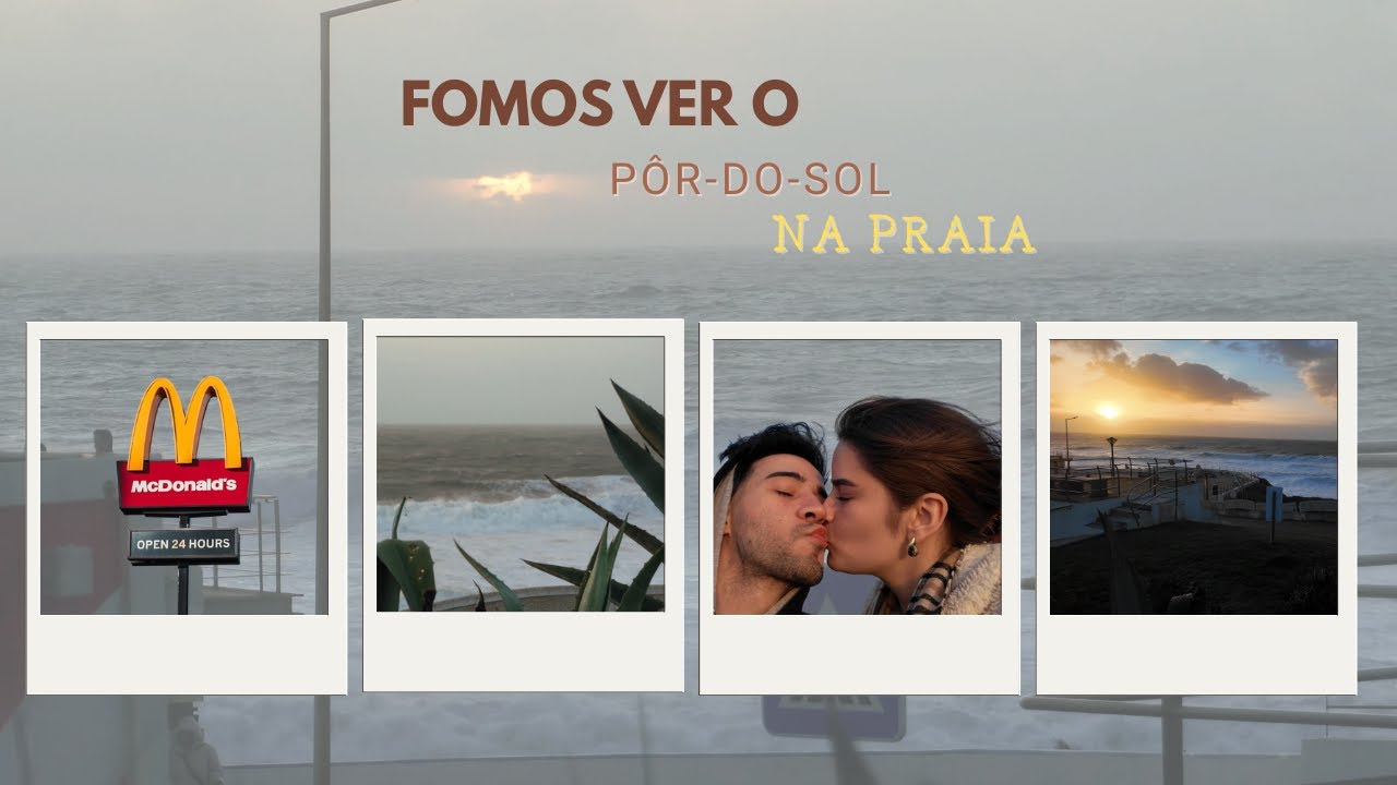Mini Vlog || Sunset na Praia & McDonald's 🌅🍔🍟💛