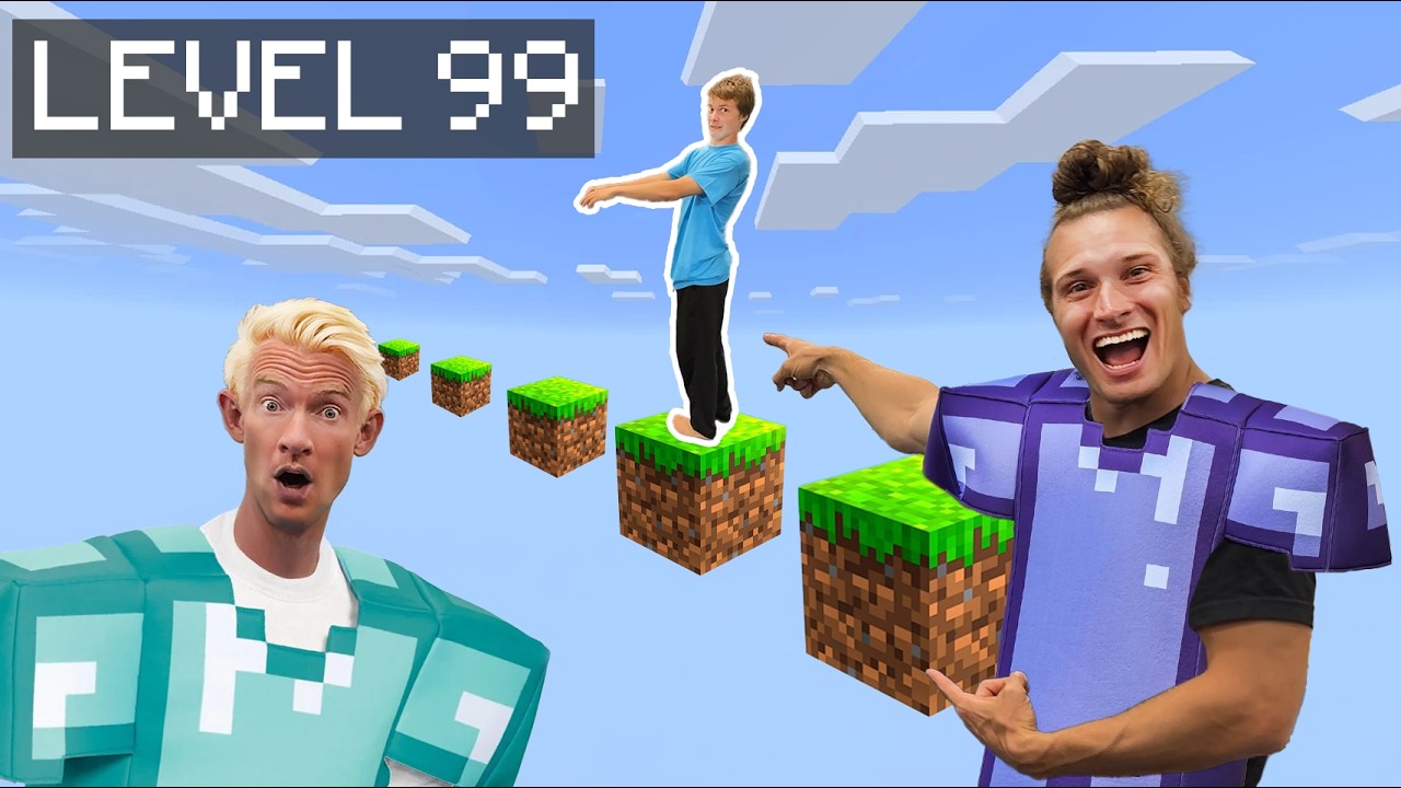 Паркур в Minecraft в РЕАЛЬНОЙ ЖИЗНИ