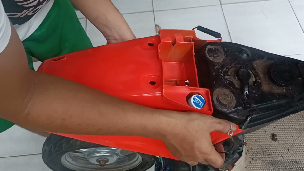 HONDA TACT DX 50CC FAIRINGS ASSEMBLE SAMURAI PAINT SCARLET ORANGE🔥