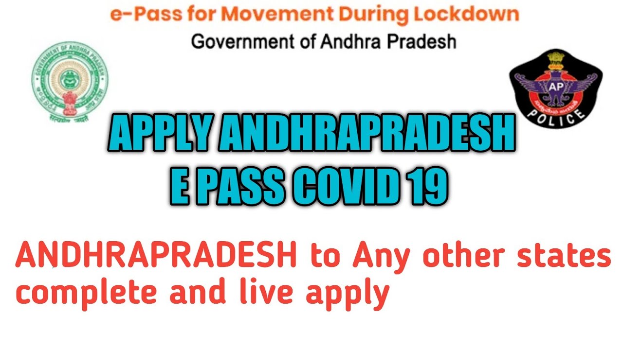 How to Apply Andhrapradesh epass l covid 19 travel epass lockdown