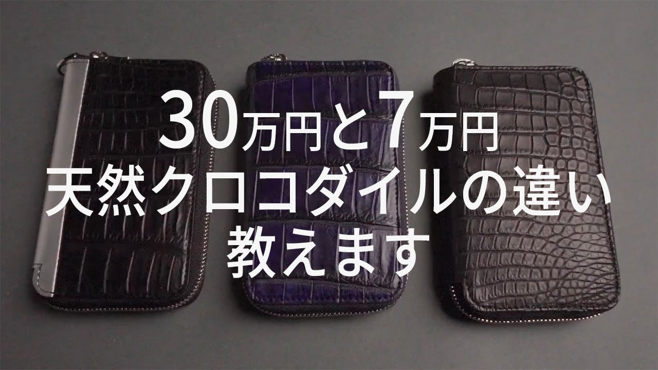 ITTIのクロコダイル財布なぜ安い！？プロが解説します