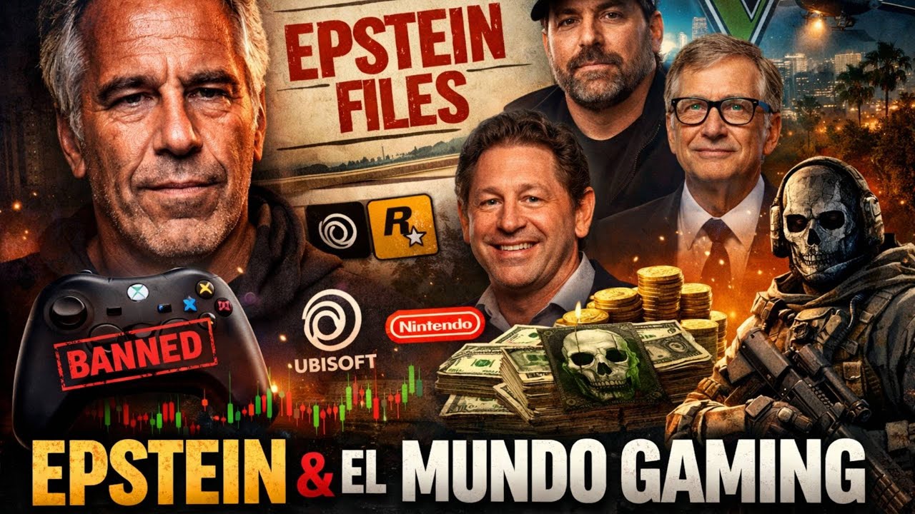 🔍 Archivos de Epstein: ¿por qué aparecen Xbox, Activision y Rockstar?