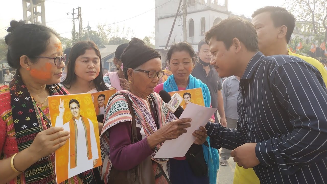 KHUMULWNGO BJP ROAD HIMOI MAR KHE MWSA LAI KHA lI ADC BJP PAI KHA HAPHANG HINUI II