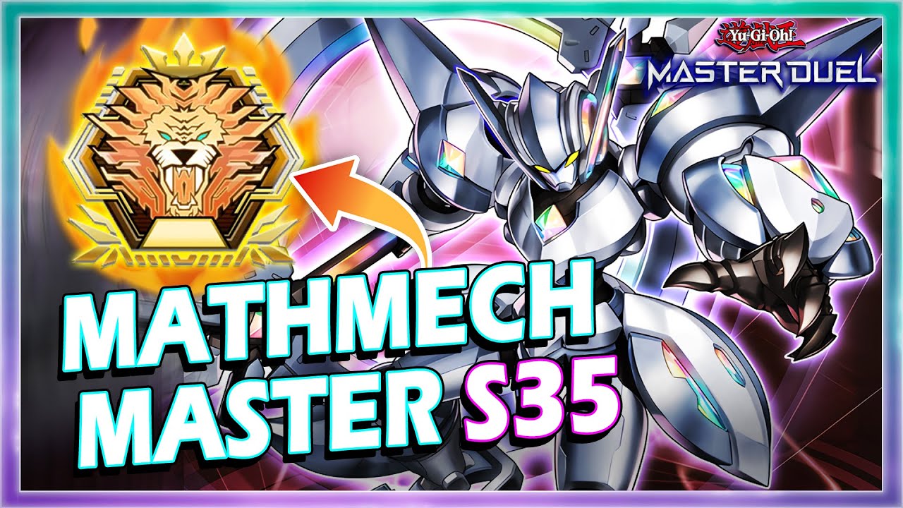 MATHMECH MASTER RANK IN SEASON 35 IN YUGIOH MASTER DUEL