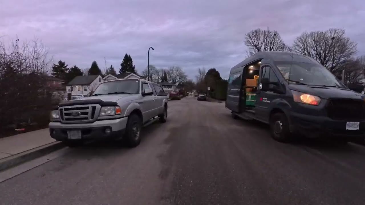 Freezing bike ride in Vancouver BC pt 5