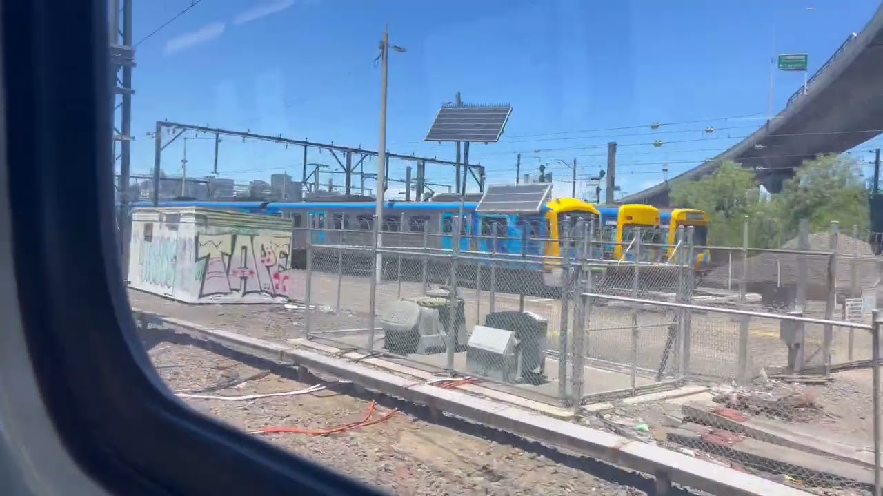 Metro Train Trip Footscray to Southern Cross Jan 2026