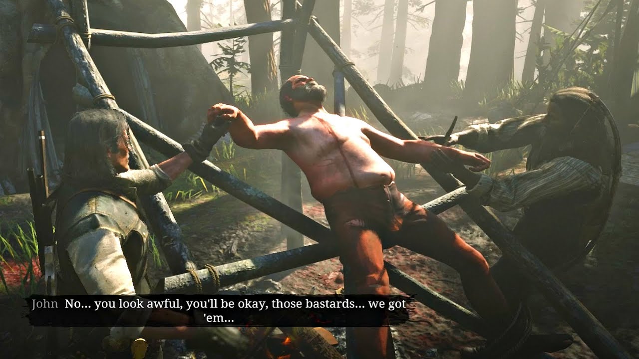 Red Dead Redemption 2 - Saving Uncle From Skinners Mission (RDR2 2018) PS4 Pro