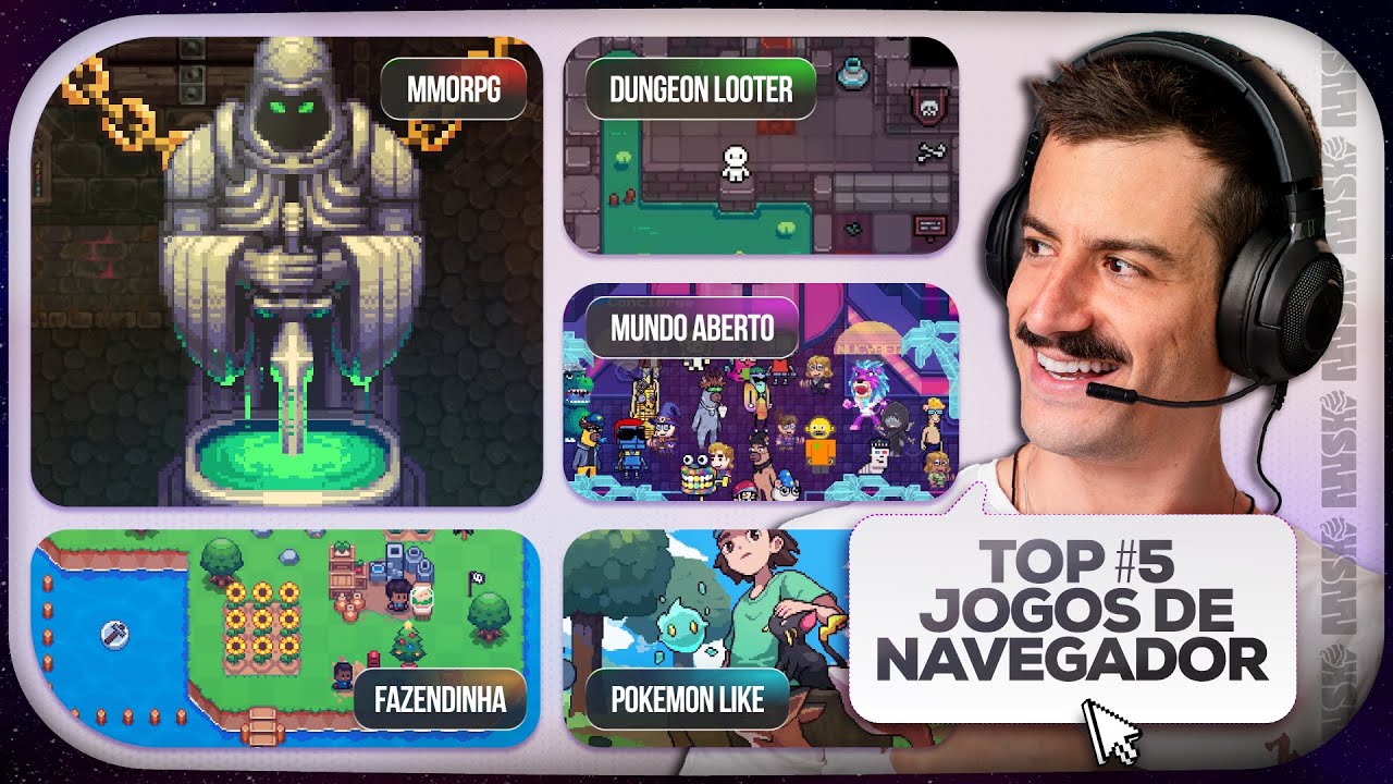 Top 5 Jogos de Navegador! (Farm $$ SEM Baixar nada)