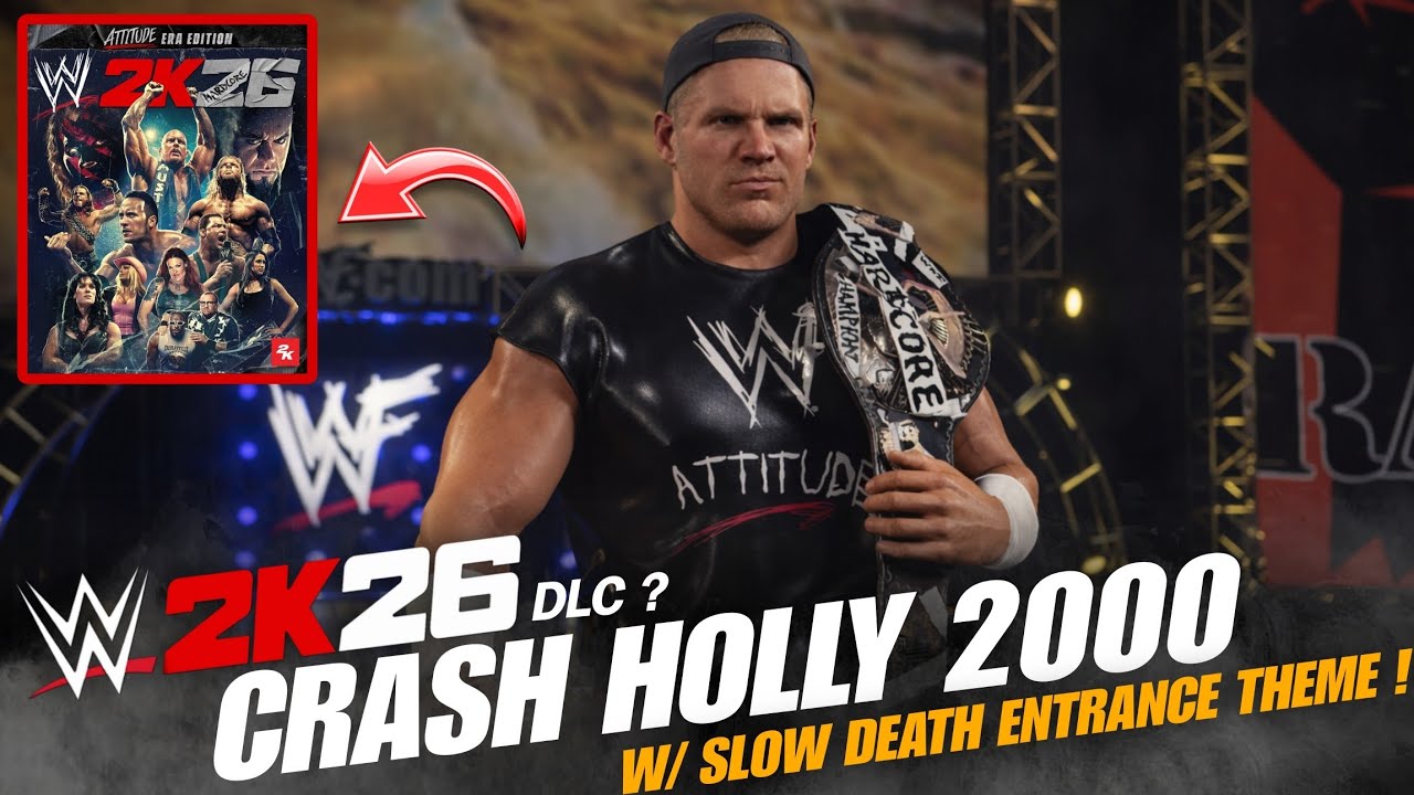 Attitude Era Edition Crash Holly 2000 w/ Slow Death Entrance Theme | Road To WWE 2K26 !