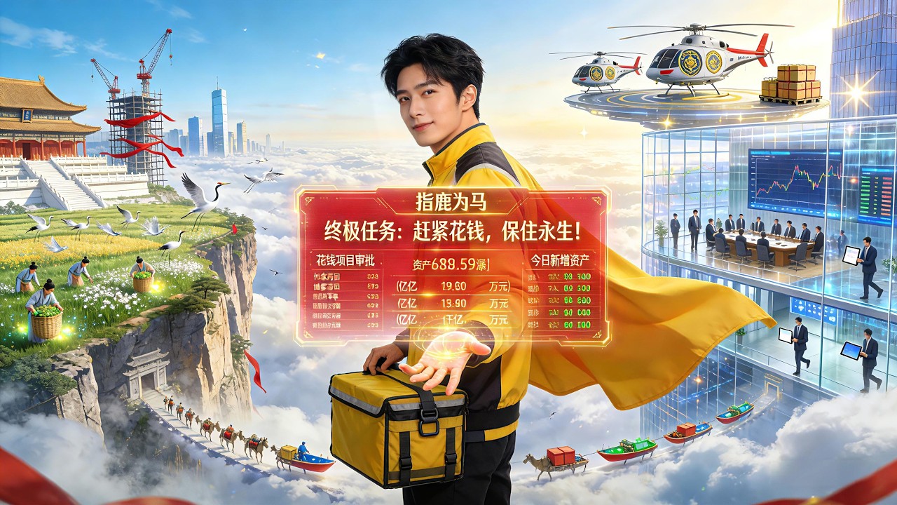 【指鹿為馬×外賣逆襲】重傷綁定修仙系統！礦泉水變靈漿，土狗成妖犬，他靠「胡說八道」暴富長生！#修仙爽劇 #系統流