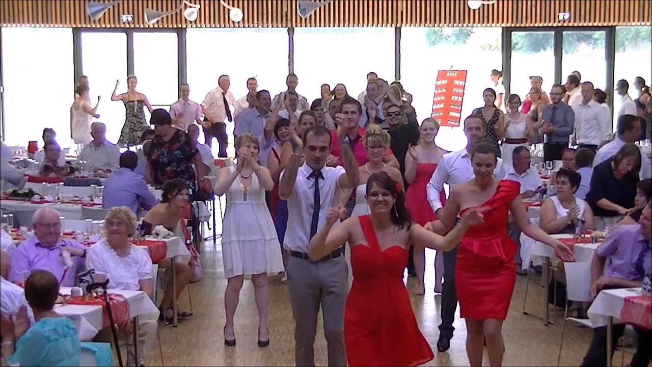 Flashmob Mariage C'est la vie