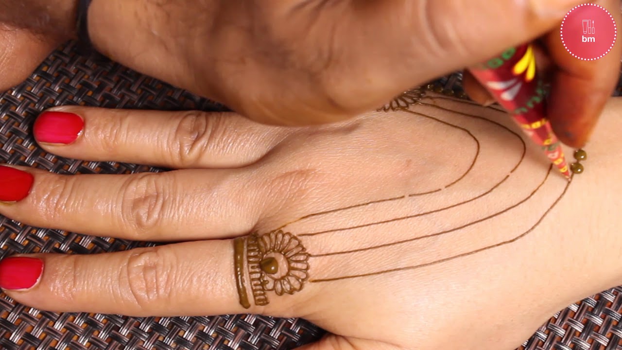 5 Min में लगाएं खूबसूरत ज्वेलरी मेहँदी डिज़ाइन, Step By Step Ornamental Mehendi Design Tutorial