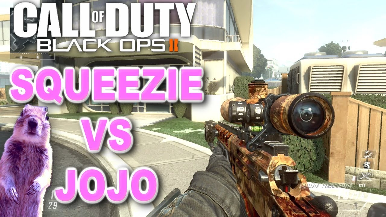 SQUEEZIE VS JOJO - 1VS1 SNIPER CALL OF DUTY