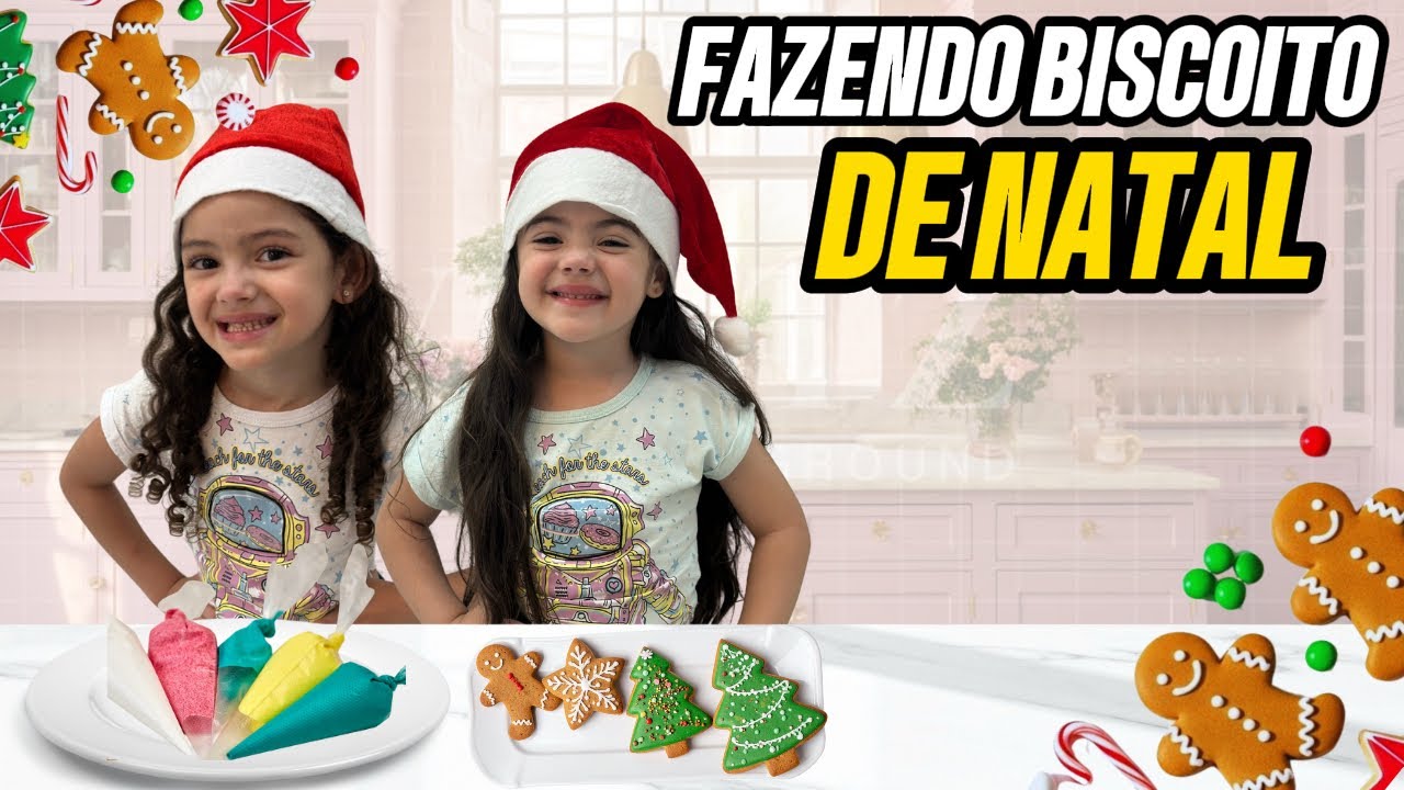 FAZENDO BISCOITO DE NATAL DECORADO 🎄