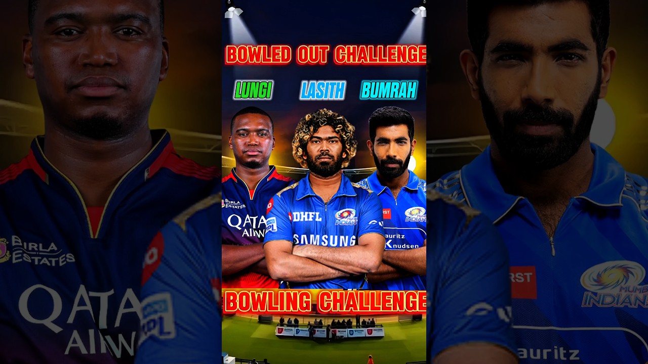 Lasith Malinga vs Jasprit Bumrah vs Lungi Ngidi 🥵😰|| 2-2 Balls Less Run  Chellenge || 😱 
