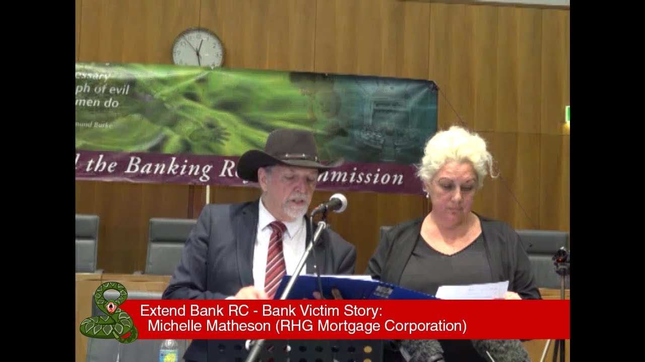 Bank Victims Story Michelle Matheson (RHG Mortgage Corporation)