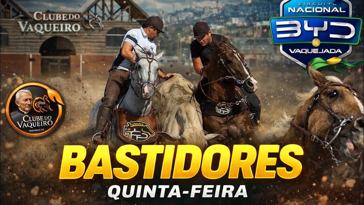 BASTIDORES DO PARQUE CLUBE DO VAQUEIRO AQUIRAZ/CE CIRCUITO NACIONAL DE VAQUEJADA AO VIVO 