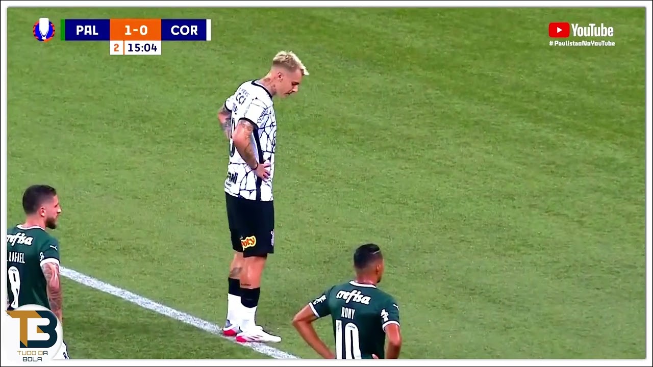 PENALTI CORINTHIANS CONTRA O PALMEIRAS GOL DE ROGER GUEDES