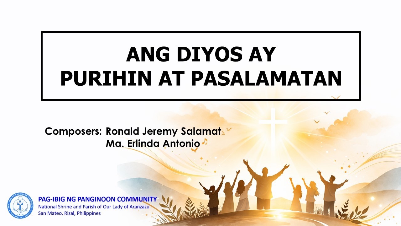 ANG DIYOS AY PURIHIN AT PASALAMATAN | Praise and Worship (Tagalog) | Lyric Video