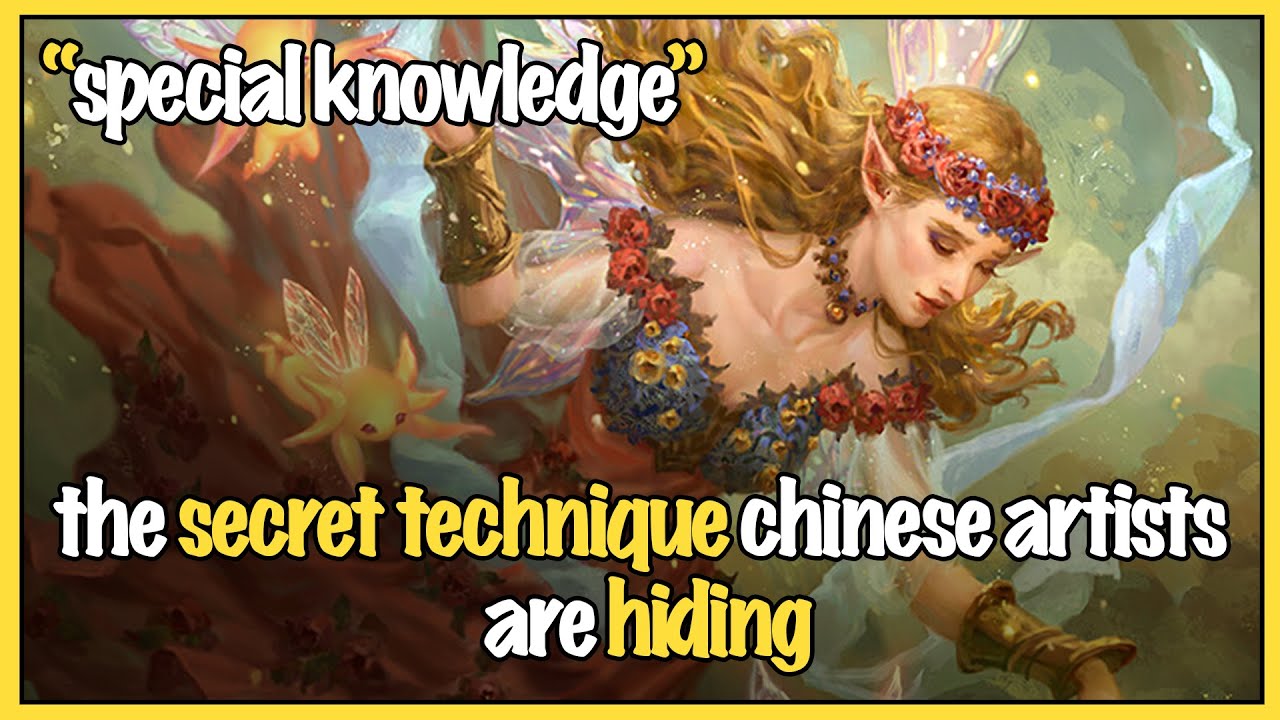 i found the SECRET painting tutorial china artists use (wlop, guweiz..)