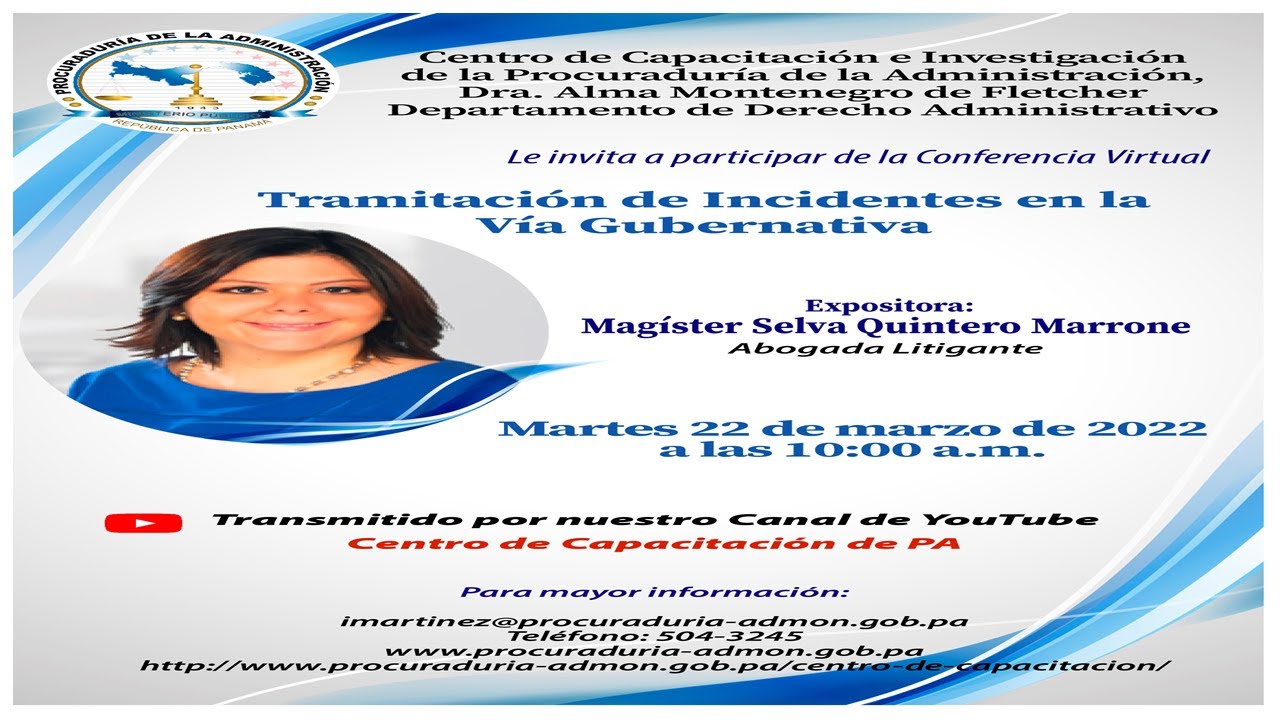 Tramitación de Incidentes en la Vía Gubernativa.