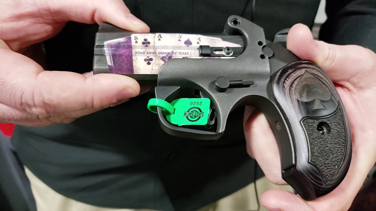New Guns From Bond Arms: Their Slim, 12 Ounce Stinger at SHOT Show 2020