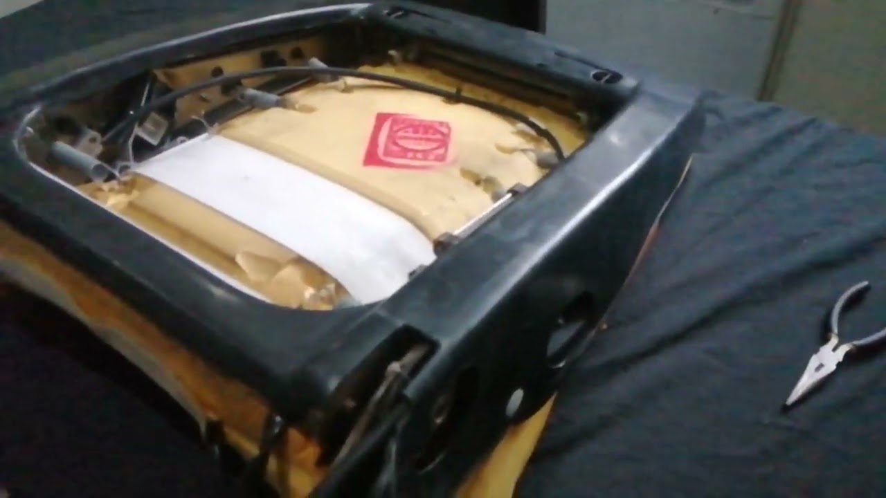volvo 850 t5r restoration part 65 new  front seat skins replacement