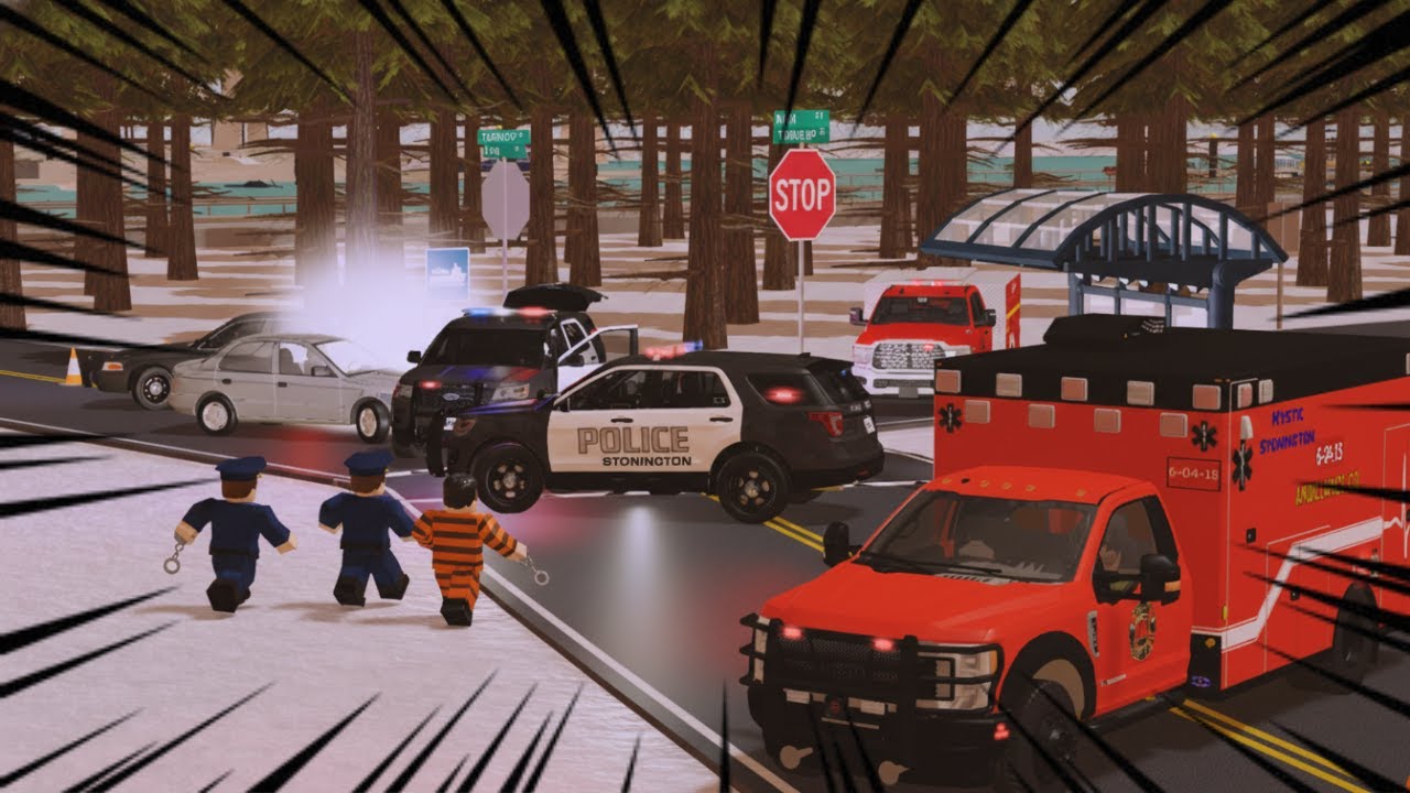Officer GETS TASED In Pursuit of ARMED VEHICLE Mystic RP ROBLOX