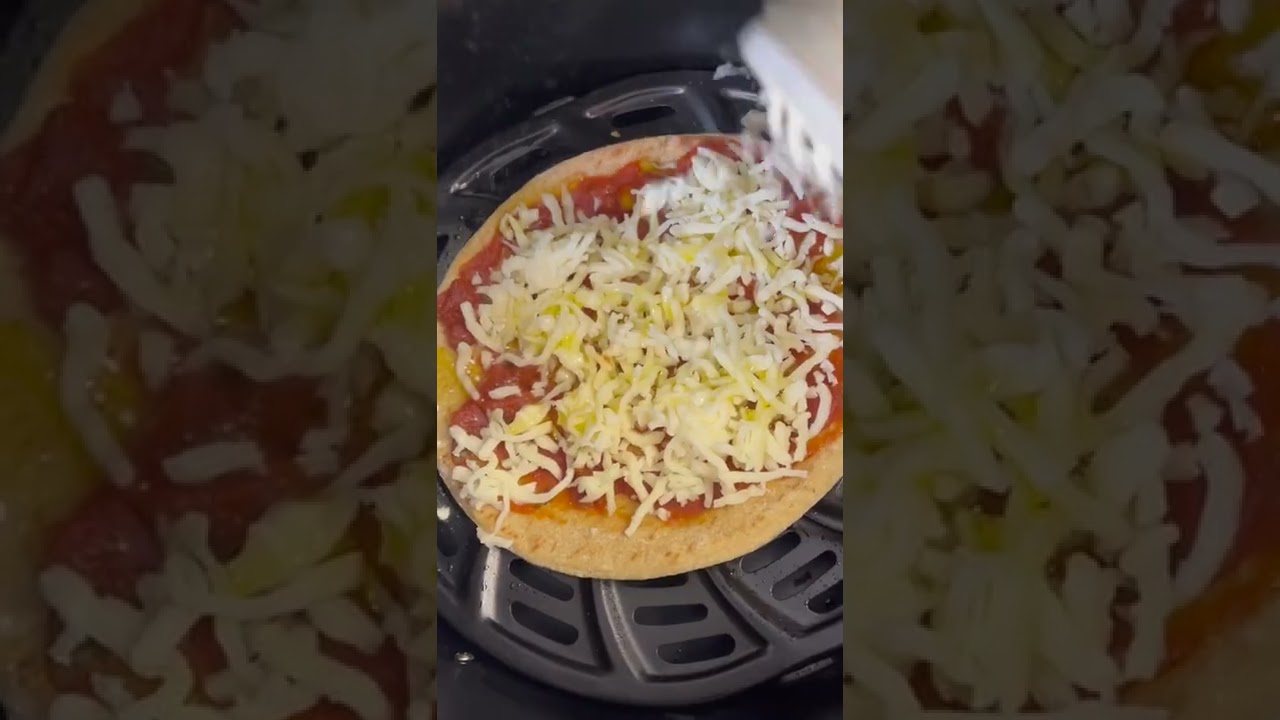 Air Fryer Pizza In Only 6 MINUTES!