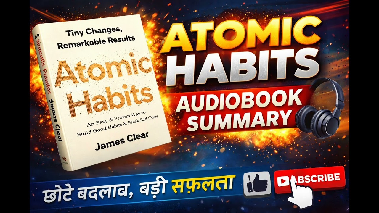 Atomic Habits Audiobook in Hindi | छोटी छोटी आदतों से जीवन में बड़ा बदलाव | Self Improvement