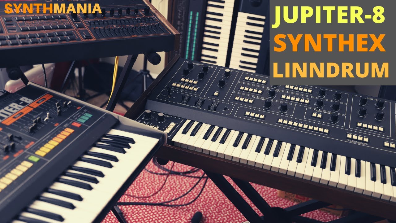 Jupiter-8, Synthex and LinnDrum megasync