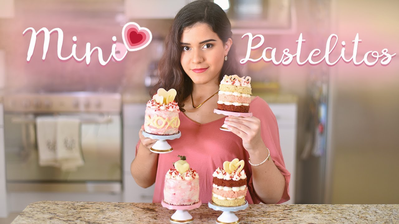 ¡EL MEJOR REGALO PARA SAN VALENTÍN! Mini pastelitos ombre | Vanilla Regina