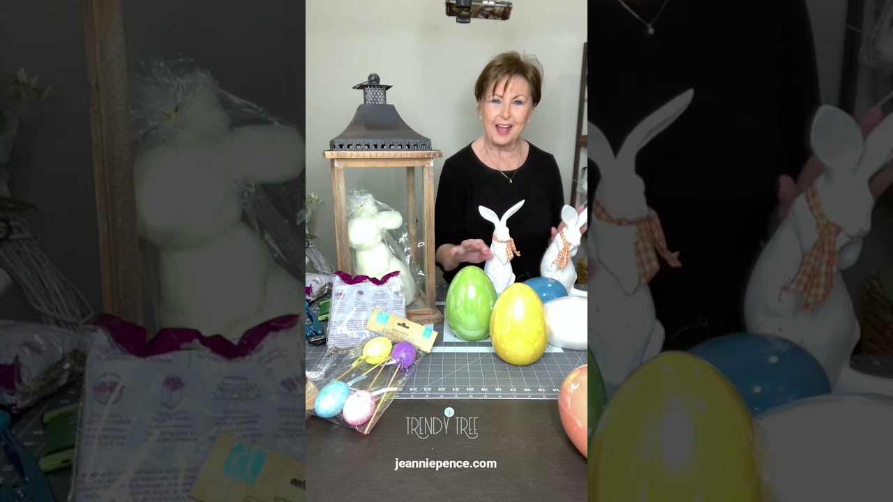 Decorate a Lantern for Easter with a Funky Bow