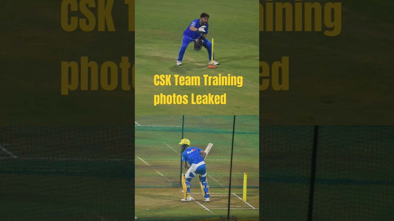 🔥 CSK SECRET TRAINING LEAKED! 🏏 Dhoni & Team Prep for IPL 2025 | Exclusive Footage