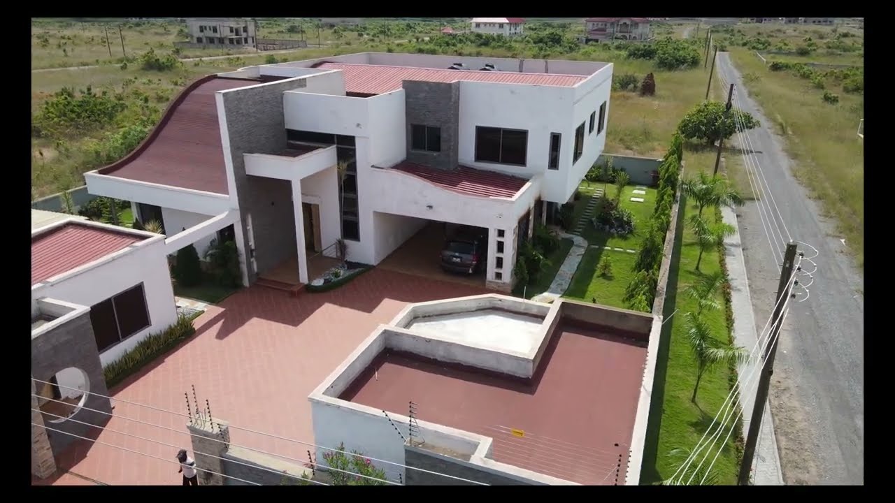 "UPDATE 2022- A spectacular exterior view of my friend's DREAM HOUSE in Tema , Ghana"