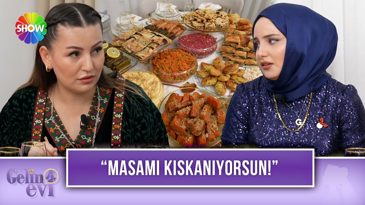 Gülcan Gelin’in beş çayı konseptinde hazırladığı sunum masası! | Gelin Evi 1598. Bölüm