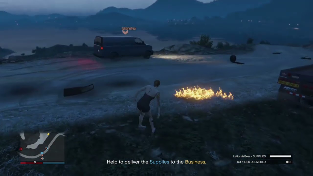 When I accidentally blow the missus and my bro up on his supply run 