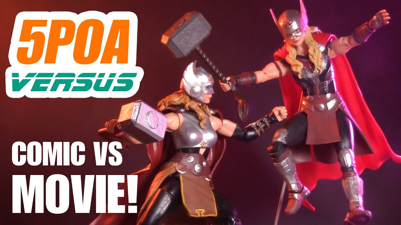 MIGHTY THOR VERSUS! Marvel Legends Ragnarok Hulk wave vs Love and Thunder Korg Wave - 5POA Review