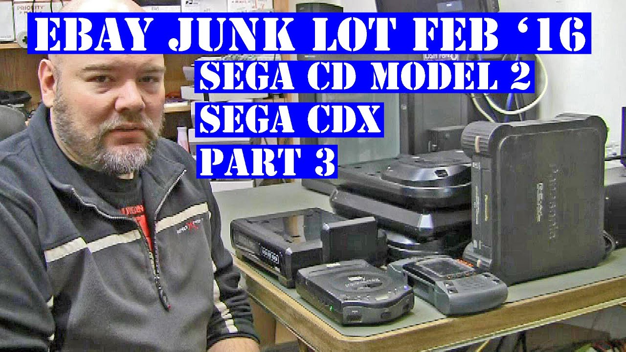 Ebay junk lot Feb '16 Pt 3- sega cd model 2 and CDX