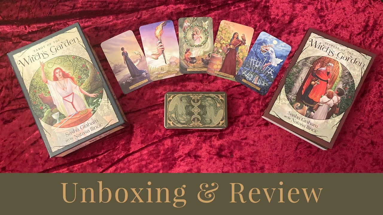 Tarot of the Witch's Garden Unboxing, Flipthrough, Review and Reading with Spread from the Book