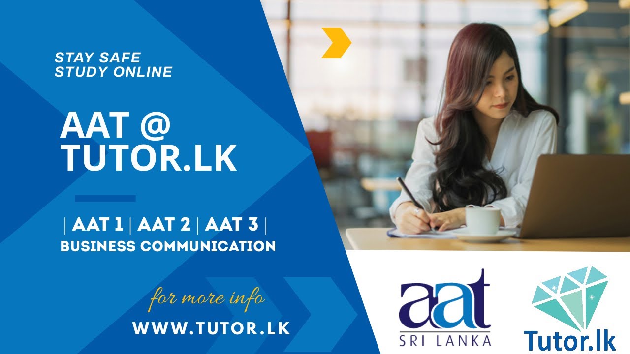 ONLINE AAT classes නම් Tutor.lk තමයි