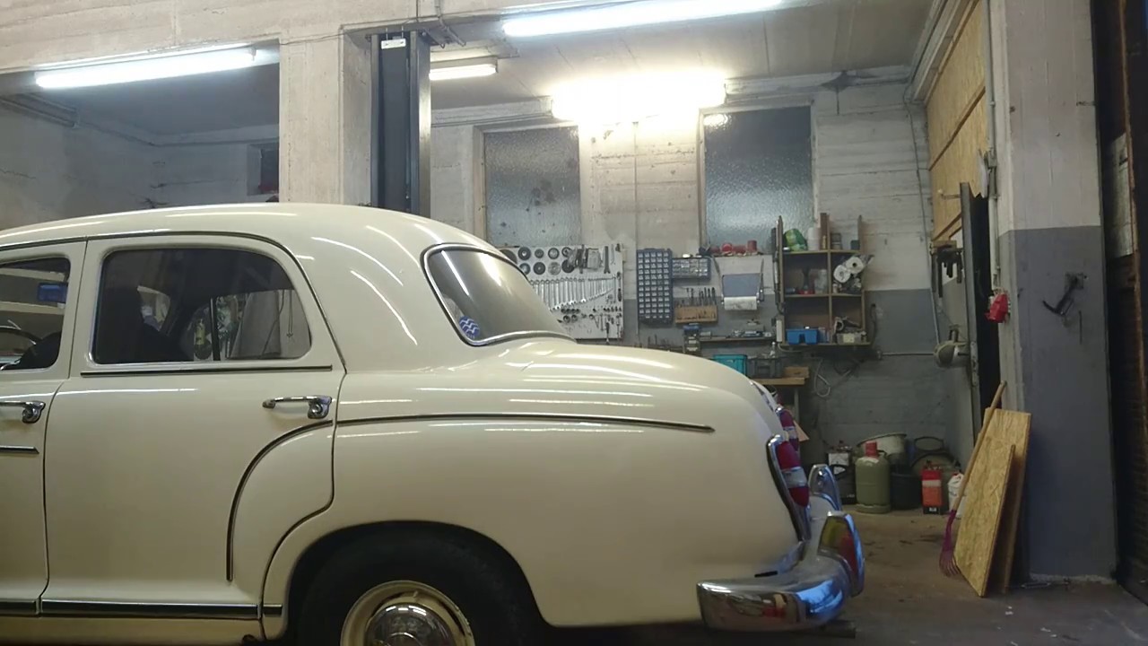Mercedes Benz Ponton 190db cold start
