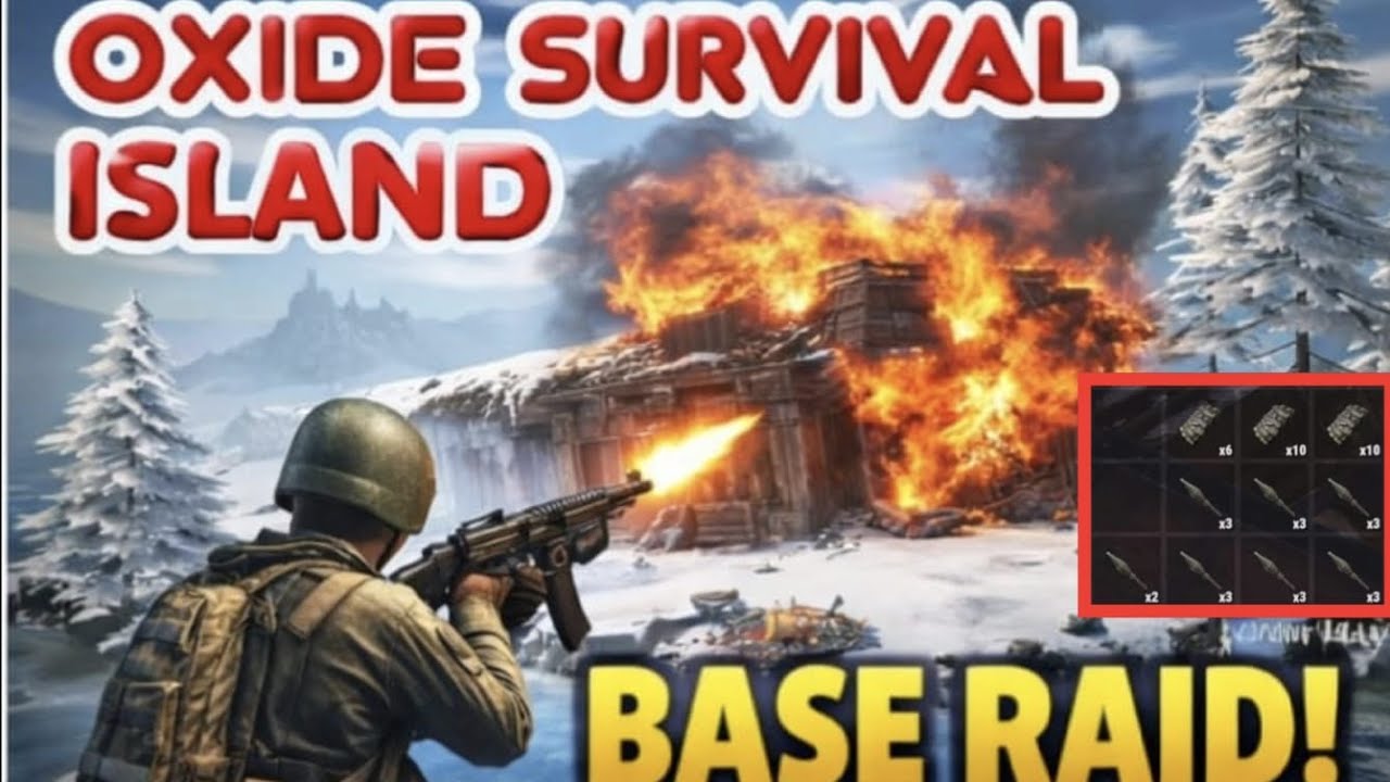 Oxide survival island Raid 1× survival #1 30 c4 20 bazuka shell full pvp full rush op loot