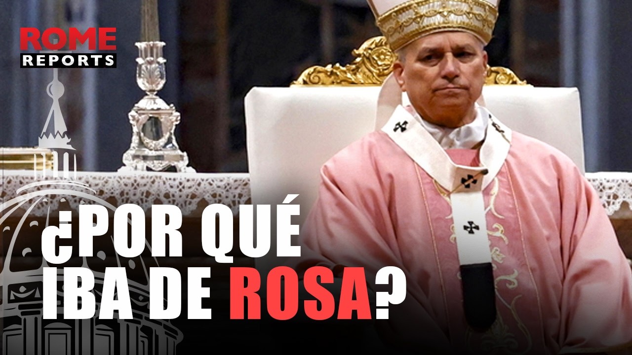 ¿Por qué el PAPA VISTIÓ el DOMINGO DE ROSA de rosa EN LUGAR DEL MORADO cuaresmal?