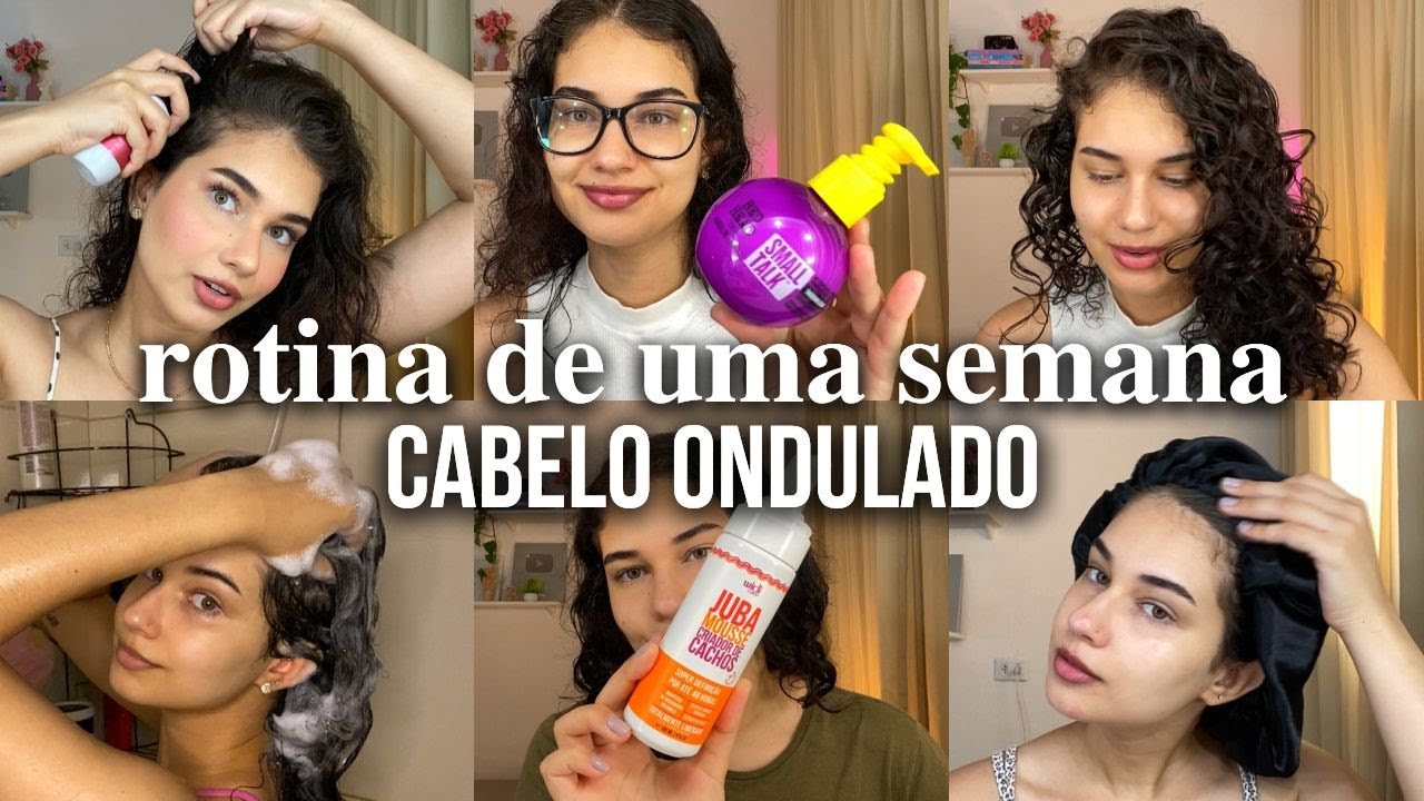 UMA SEMANA do meu CABELO ONDULADO | 8