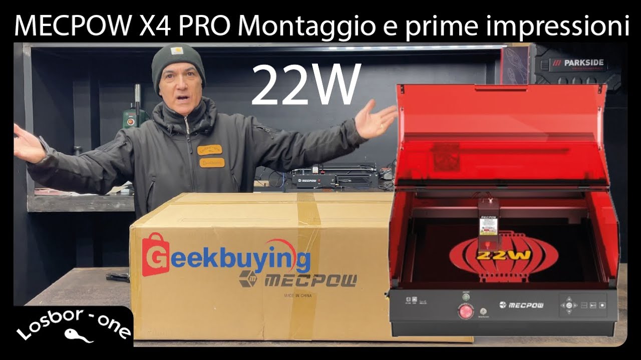 Mecpow x4 pro  Montaggio e prime impressioni un laser economico ma pro