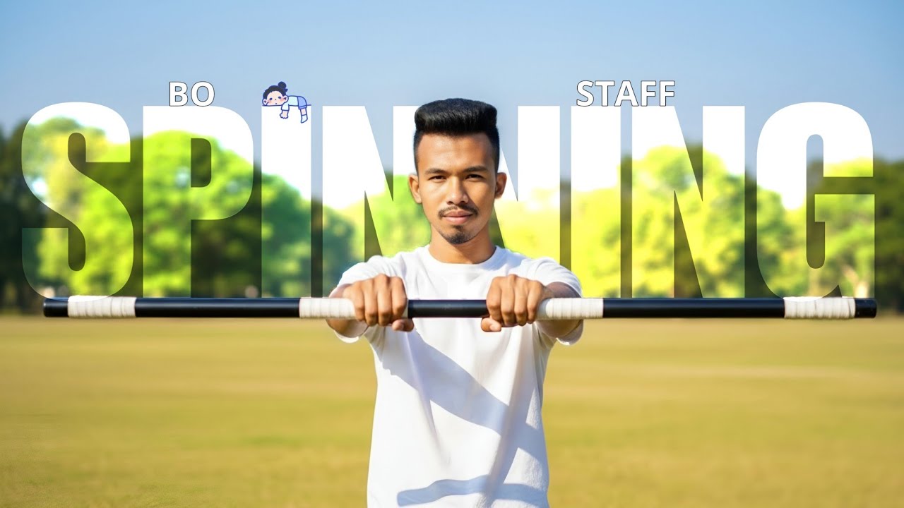 I Learned Bo Staff Spinning Like a Warrior! Bo Staff Spinning for the First Time! Oi Oi Deep